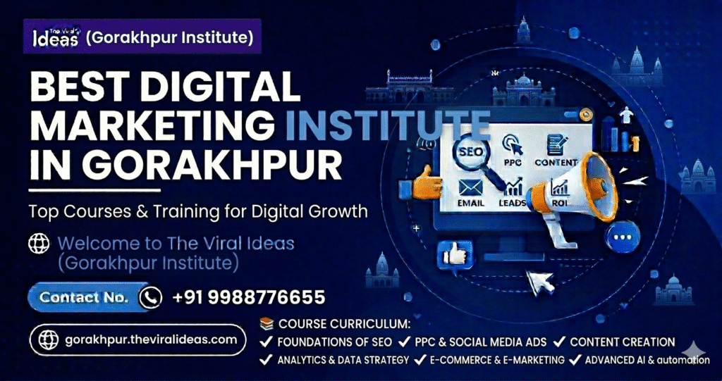 Best Digital Marketing Institute in Gorakhpur | Top Courses & Training Best Digital Marketing Institute in Gorakhpur | Top Courses & Training